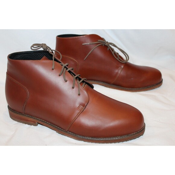 Nisolo Everyday Chukka Boot BRANDY Leather Upper Leather Sole Men\'s NIB main image 4